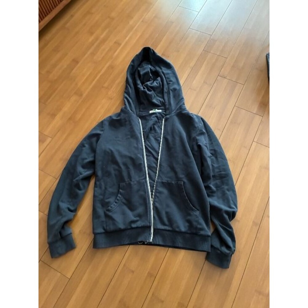 Marine Layer Women's Dark Gray Full Zip Hoodie Small